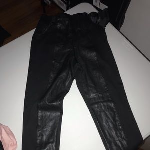 High waist express dressy pants with leather